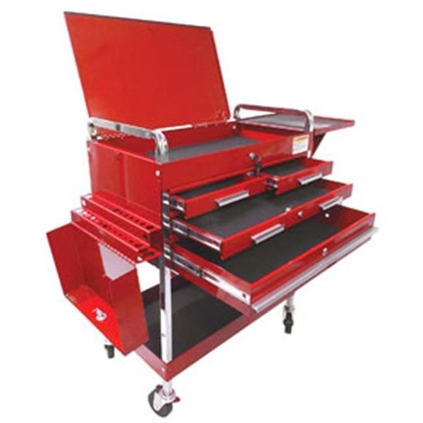 Sunex Sunex Tools 8013Adlx Deluxe Service Cart - Red SUU-8013ADLX